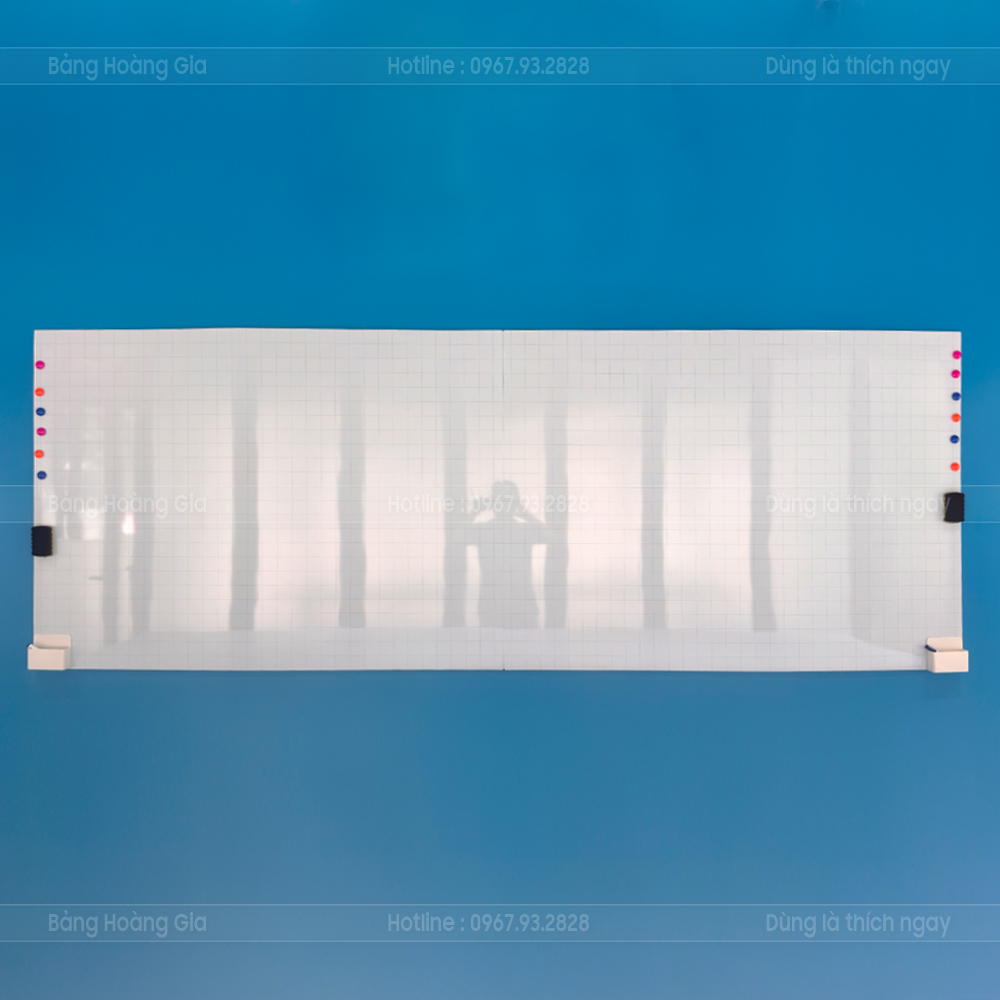 Bảng trắng không khung dán tường – giải pháp tối giản tại Hà Nội