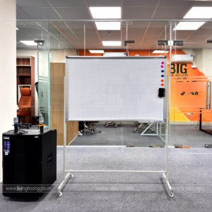 Bảng trắng có chân di động HG16 thương hiệu Bảng Hoàng Gia – Viết mượt, xóa sạch