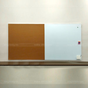 Bảng combo từ trắng ghim cho lớp học trung tâm ghi bài và ghim thông báo