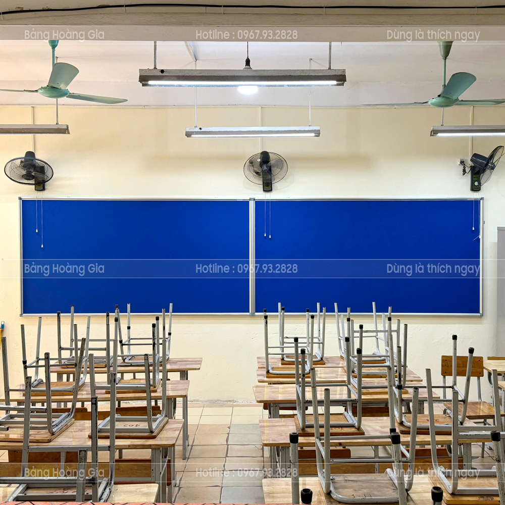 Bảng ghim vải Bảng ghim vải khung nhôm treo tường