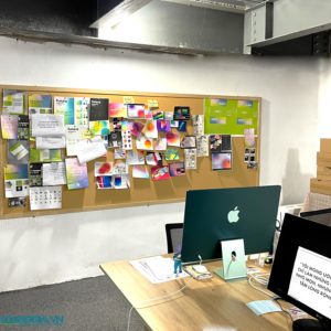 Bảng ghim bần khung gỗ dùng ghim kế hoạch công việc và thông báo văn phòng