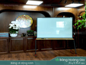 Bảng Kính Trắng Di Động Viết Bút Dạ | Bền Đẹp - Giá Xưởng Hoàng Gia