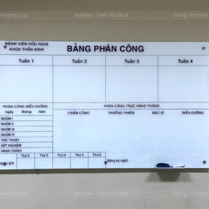 Bảng Kính Thông Tin Treo Tường
