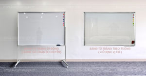 BBangrtu trắng có chân di động & Bảng từ trắng treo tường