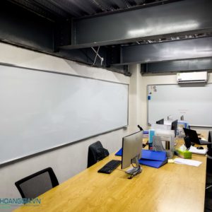 Bảng viết bút lông từ trắng Hàn Quốc treo tường, khung nhôm, mặt bảng viết mượt xóa sạch – Bảng Hoàng Gia