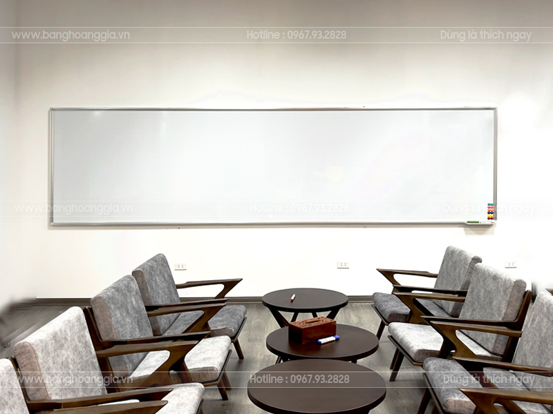 Bảng từ trắng Barun Korea trắng trơn không dòng kẻ – viết bút lông rõ nét, lau sạch không lưu mực