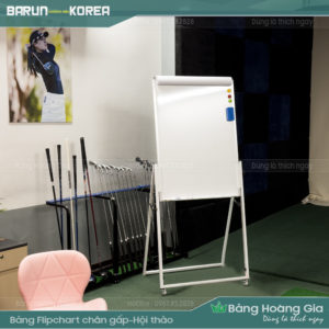 Bảng Flipchart 700x1000 Bảng Hoàng Gia gọn đẹp, viết bút dạ rõ nét, phù hợp phòng học và văn phòng