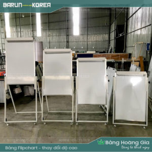 Flipchart Upsidedown 0610 tối ưu phòng họp, đào tạo, workshop: chân gấp tiện cất gọn, bánh xe có chốt hãm, trình bày chuyên nghiệp. Bảng Hoàng Gia