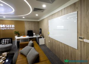 Bảng từ trắng không khung hàn quốc - viết mượt - xóa sạch - sang trọn cả không gian phòng họp