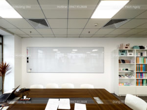 Bảng từ trắng nẹp mỏng tràn viền cho văn phòng – gọn nhẹ, hiện đại, viết bút dạ xóa sạch