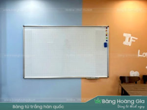 Bảng từ trắng văn phòng treo tường Bảng Hoàng Gia – viết bút dạ, hít nam